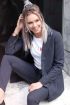 Antraciet blazer casual, colbert