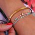 Armbandje kraaltjes turquoise zonnetje