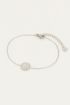 Armband initial munt klein