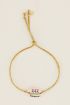 Armband met schelp & summer tekst | My Jewellery
