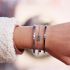 My Jewellery armbandje met ruitvormig bedeltje en hartje