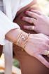 Armband dubbel strass hartje | My Jewellery