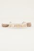Beige bohemian armband met bedeltjes | Bohemian armbanden My jewellery