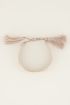 Beige bohemian armband met bedeltjes | Bohemian armbanden My jewellery
