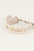 Beige bohemian armband met bedeltjes | Bohemian armbanden My jewellery