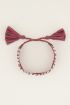 Zwart en roze bohemian armband | Bohemian armbanden My jewellery