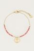Armband bedel & Red Jade, armband met edelstenen