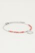 Armband bedel & Red Jade, armband met edelstenen