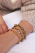 Schakelarmband hartjes sluiting