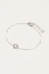 Armbandje vierkant strass