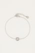 Armbandje vierkant strass