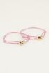 Roze forever connected armband | Vriendschap sieraden My jewellery