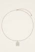 Atelier lange ketting met vierkante bedel | My Jewellery
