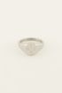 Atelier zegelring met ribbels | My Jewellery