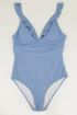 Blauw badpak met frills