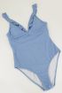 Blauw badpak met frills