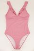 Roze badpak met frills