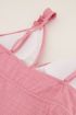 Roze badpak met frills