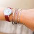 Bangle armband roestvrij staal quote smal, Armbanden