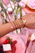 Bangle streep patroon, slavenarmband