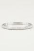 Bangle geribbeld breed, slavenarmband