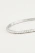 Bangle geribbeld smal, slavenarmband