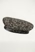 Baret Luipaardprint Grijs, Baretjes My Jewellery