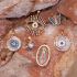 Bedel hart strass, hartjes bedel
