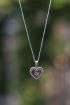 Bedeltje in hartje met quote, custom collection