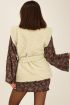 Beige aztec teddy gilet | My Jewellery