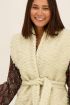Beige aztec teddy gilet | My Jewellery