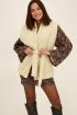 Beige aztec teddy gilet | My Jewellery
