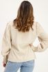 Beige blouse met corduroy | My Jewellery
