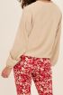 Beige blouse met kant & koord | My Jewellery