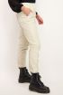 Beige broek leatherlook | Broek | My Jewellery