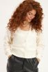 Beige gebreide set
