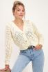 Beige gehaakt vest | vesten | My Jewellery