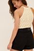 Beige gehaakte top | My Jewellery