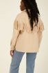 Beige fringe jacket | My Jewellery