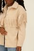 Beige fringe jacket | My Jewellery