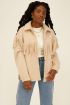 Beige fringe jacket | My Jewellery