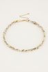Beige ketting sunrocks gevlochten