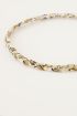 Beige ketting sunrocks gevlochten