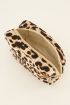 Beige toiletry bag with leopard print | My Jewellery
