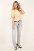 Beige oversized shirt met elastische mouwen | My Jewellery