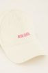 Beige pet ribstof met Mon Chéri tekst | Pet | My Jewellery