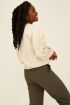 Beige sweater with embroidered sleeves | My Jewellery