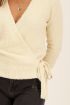 Beige teddy overslagvest | My Jewellery