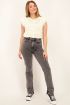 Beige top met kant & ruffle mouw| My Jewellery