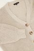 Beige gebreid vest | My Jewellery